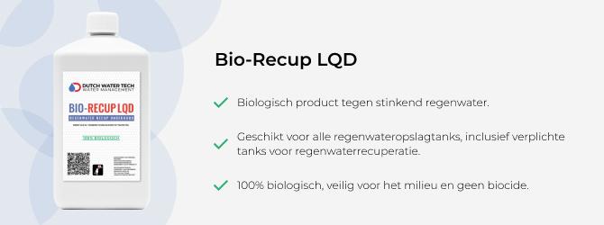 Bio-Recup LQD Product tegen Stinkend Regenwater